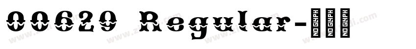 00629 Regular字体转换